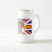 I Liebe-Prinzessin Diana Bierglas (VorderseiteRechts)