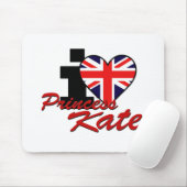 I Liebe-Prinzessin Kate Mousepad (Mit Mouse)