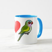 I Liebe-Prinzessin Parrots Tasse (VorderseiteRechts)