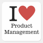 I ❤️ Liebe Product Management STICKER (Vorderseite)