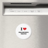 I Liebe PROGRESSIVER TRANCE Magnet (In Situ (Geschirrspüler))