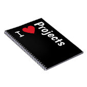 I Liebe Projects Manager Fun PMO Projektteam - Ges Notizblock (Rechte Seite)