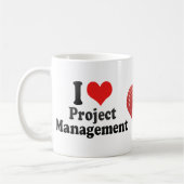 I Liebe-Projekt-Management Kaffeetasse (Links)
