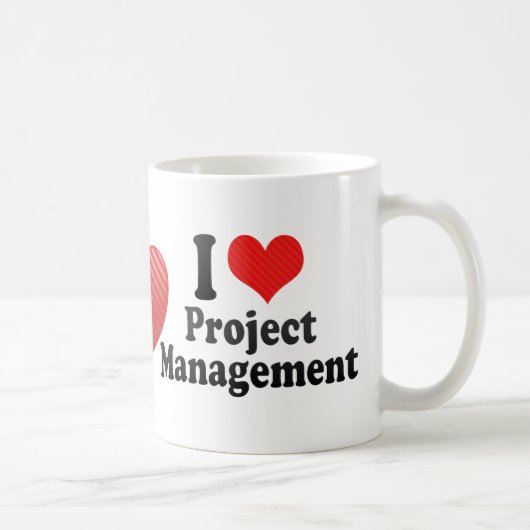 I Liebe-Projekt-Management Kaffeetasse (Rechts)