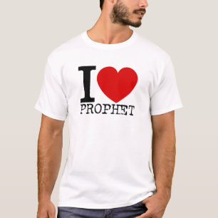 I Liebe-Prophet (Schwarzes) T-Shirt