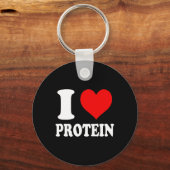 I Liebe Protein 1 Schlüsselanhänger (Vorderseite)