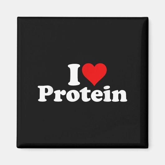 I Liebe Protein Magnet (Vorne)