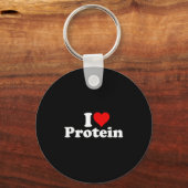 I Liebe Protein Schlüsselanhänger (Vorderseite)