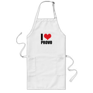 I Liebe Provo Lange Schürze