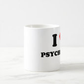 I Liebe-Psychiatrie Kaffeetasse (Mittel)