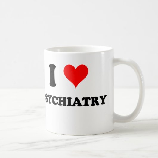 I Liebe-Psychiatrie Kaffeetasse (Rechts)