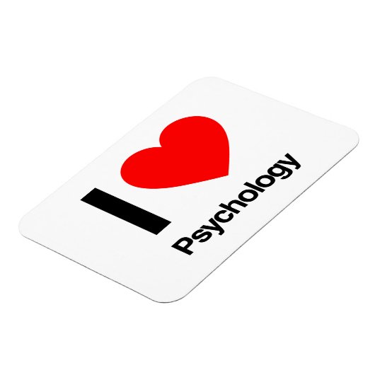 I Liebe Psychologie Magnet (Linke Seite)