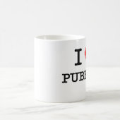 I Liebe-Pubertät Kaffeetasse (Mittel)