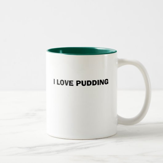 I LIEBE-PUDDING ZWEIFARBIGE TASSE (Rechts)