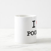 I Liebe-Pudel Kaffeetasse (Mittel)