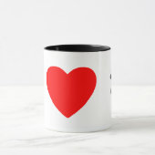I Liebe-Pudel-Tasse Tasse (Zentrum)