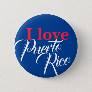 I Liebe Puerto Rico Button