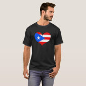 I Liebe Puerto Rico Flag T-Shirt (Vorne ganz)
