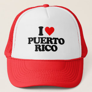 I LIEBE PUERTO RICO TRUCKERKAPPE