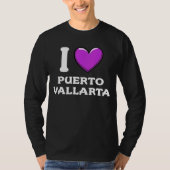 I Liebe Puerto Vallarta Mexiko 2 T-Shirt (Vorderseite)