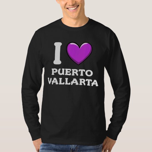 I Liebe Puerto Vallarta Mexiko 2 T-Shirt (Vorderseite)