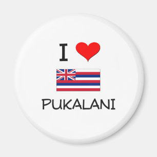 I Liebe PUKALANI Hawaii Magnet