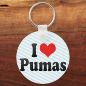 I Liebe Pumas Schlüsselanhänger (Vorderseite)