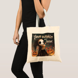 I Liebe Pumpkin Gewürz Latte Digital Art Tragetasche