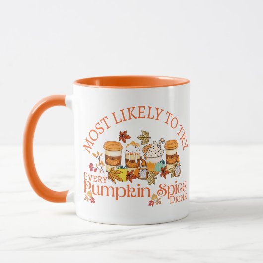 I Liebe Pumpkin Gewürzgetränke Tasse (Links)