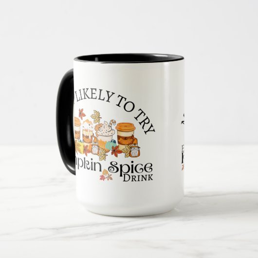 I Liebe Pumpkin Gewürzgetränke Tasse (Vorderseite Links)