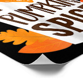 I Liebe Pumpkin Gewürzkaffee Herbstsaison PS Poster (Ecke)