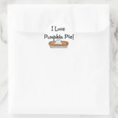 I Liebe Pumpkin Pie Stickers (Tasche)