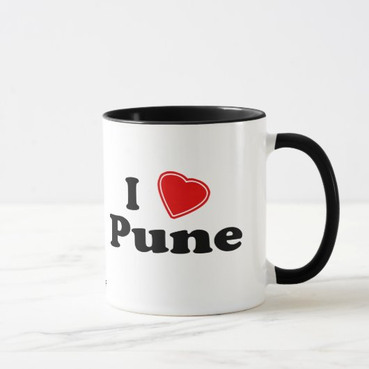 I Liebe Pune Tasse (Rechts)