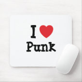 I Liebe Punk-Herzstück benutzerdefiniert personali Mousepad (Mit Mouse)