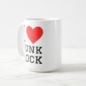 I Liebe Punk Kaffeetasse (Vorderseite Links)