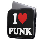 I Liebe Punk Laptopschutzhülle (Vorderseite Links)