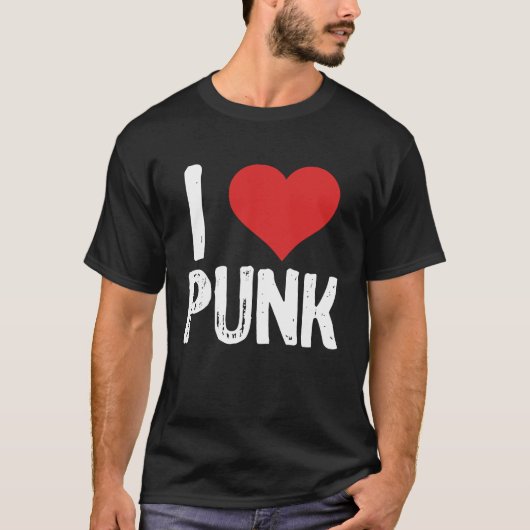 I Liebe Punk T-Shirt (Vorderseite)