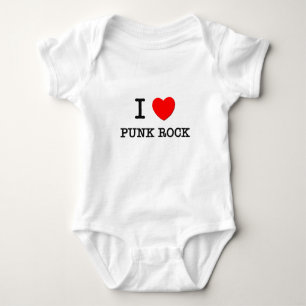 I Liebe-Punkfelsen Baby Strampler