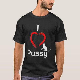 I Liebe Pussy Funny unglaublich witzig Cat Tank To