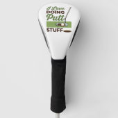 I Liebe Putt Stuff Funny Golf Putting Headcover (Vorderseite)
