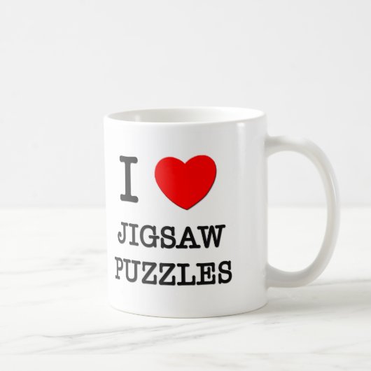 I Liebe-Puzzlen Kaffeetasse (Rechts)