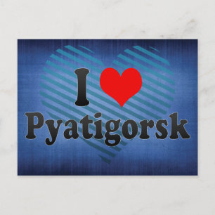 I Liebe Pyatigorsk, Russland Postkarte