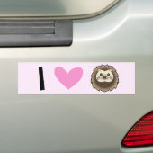 I Liebe-Pygmäe-Igel Autoaufkleber (Auf Auto)