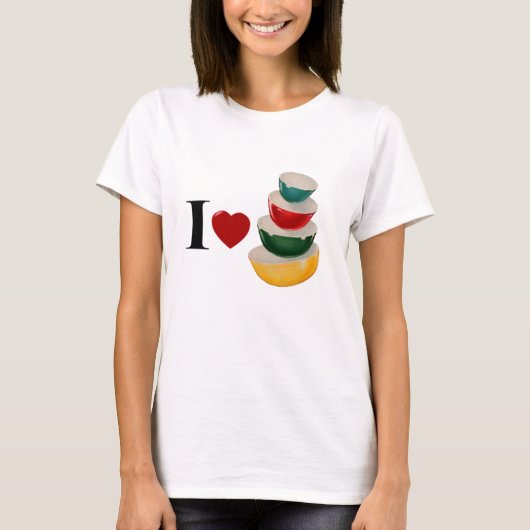 I Liebe Pyrex T-Shirt (Vorderseite)