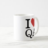 I. ❤️ Liebe QA - Qualitätssicherung - TASSE (VorderseiteRechts)