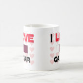 I Liebe Qatar Kaffeetasse (Mittel)