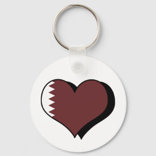I Liebe Qatar Schlüsselanhänger