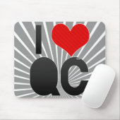 I Liebe QC Mousepad (Mit Mouse)