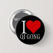 I Liebe qi Gong-Taste Button (Vorne & Hinten)