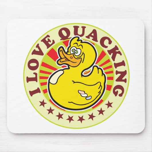 I Liebe Quacking Mousepad (Vorne)